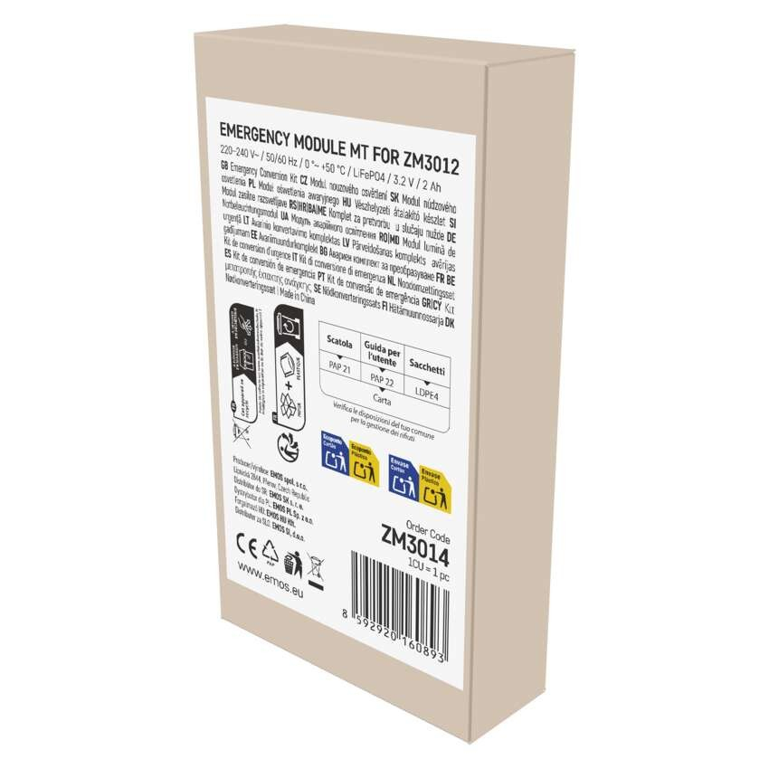 KIT DE EMERGENTA DE 3 ORE PENTRU APLICA EMOS FLERI [7]