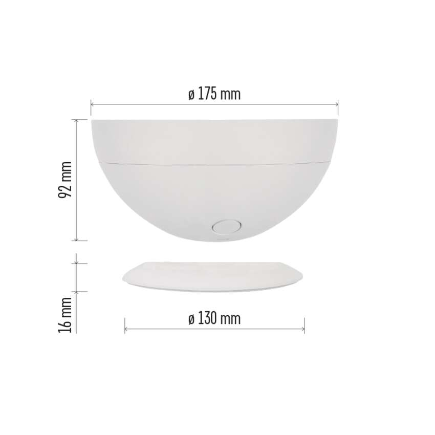 LAMPA AMBIENTALA LED GOSMART, ALB CALD/ALB RECE/RGB, WI-FI, ALB [21]