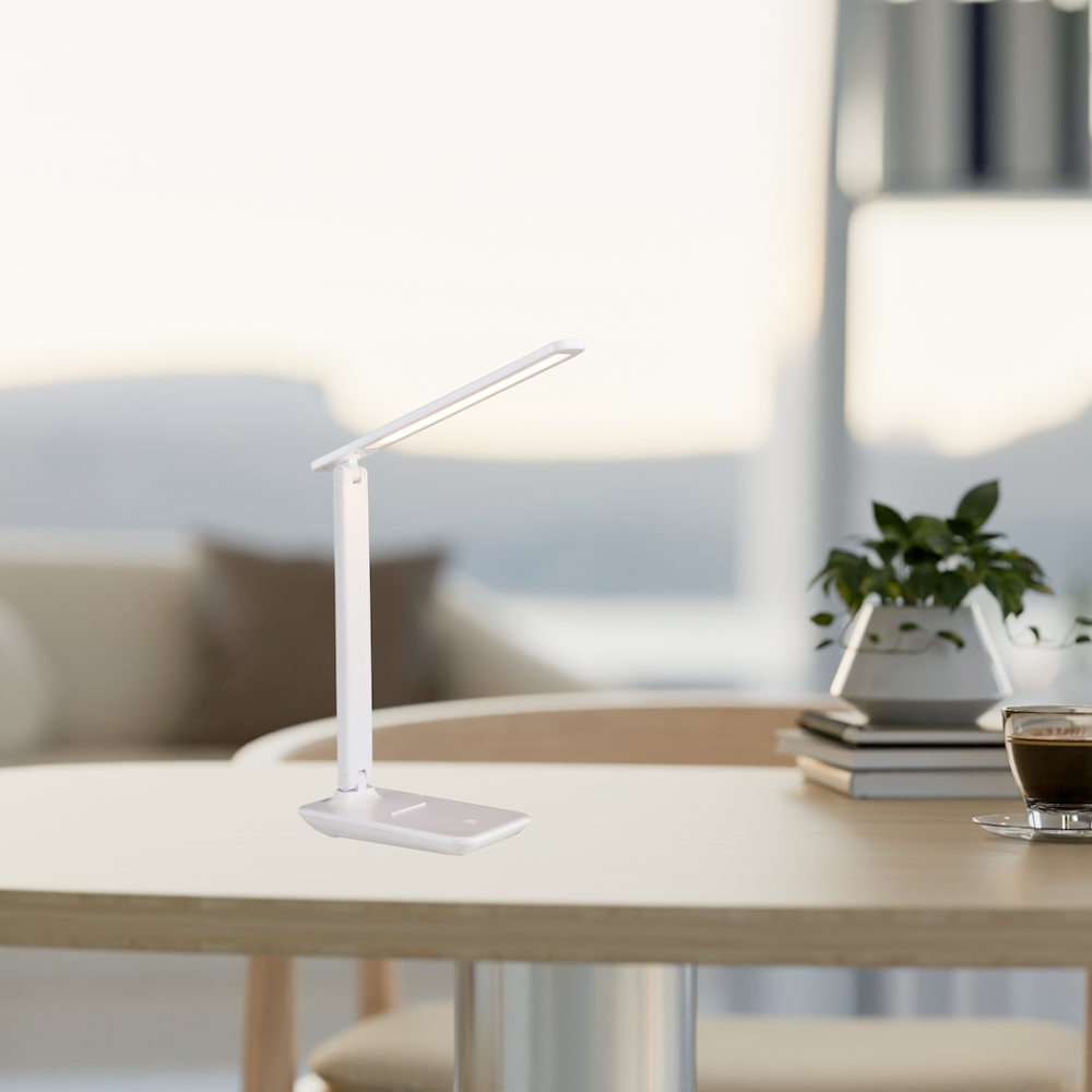 LAMPA DE BIROU POST ALB [2]