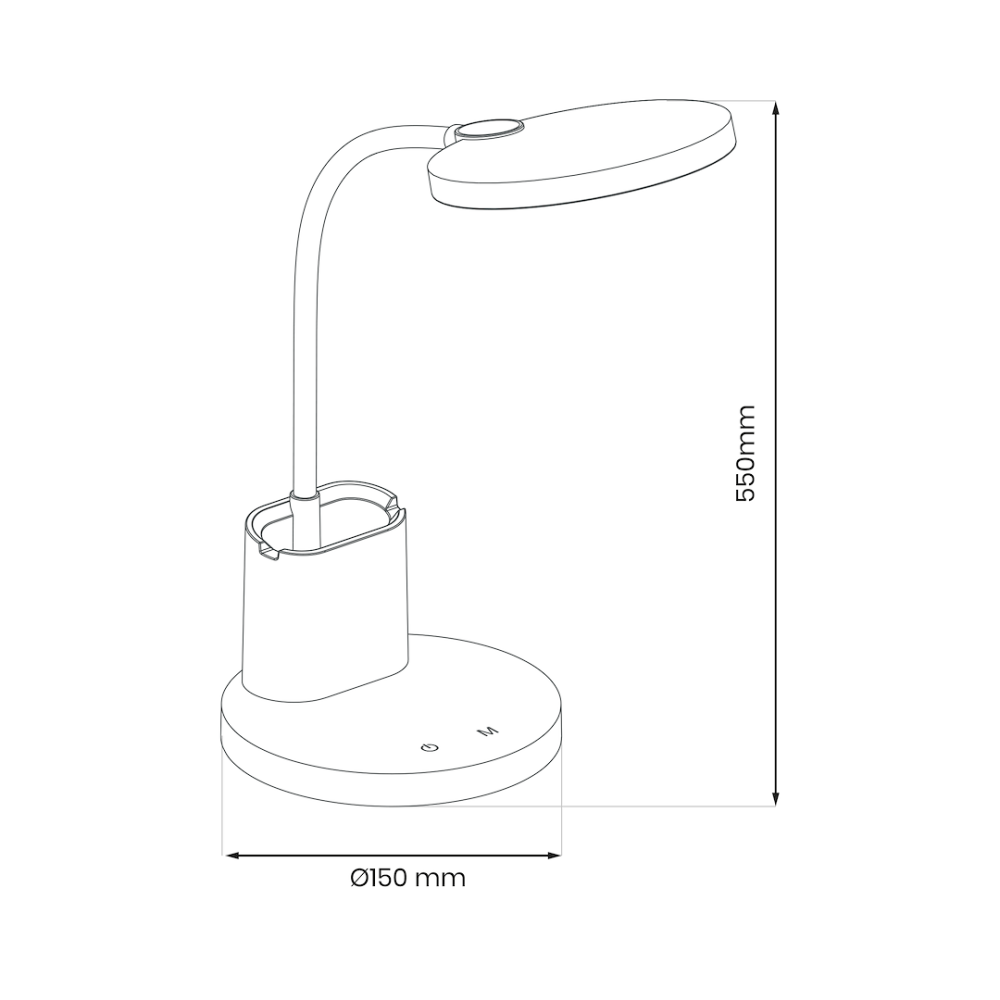 LAMPA DE BIROU SCUOLA NEGRU [4]