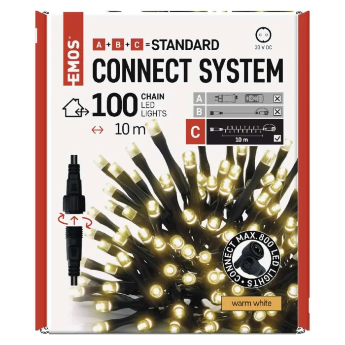 Lanț de Craciun de legatura cu LED standard [5]