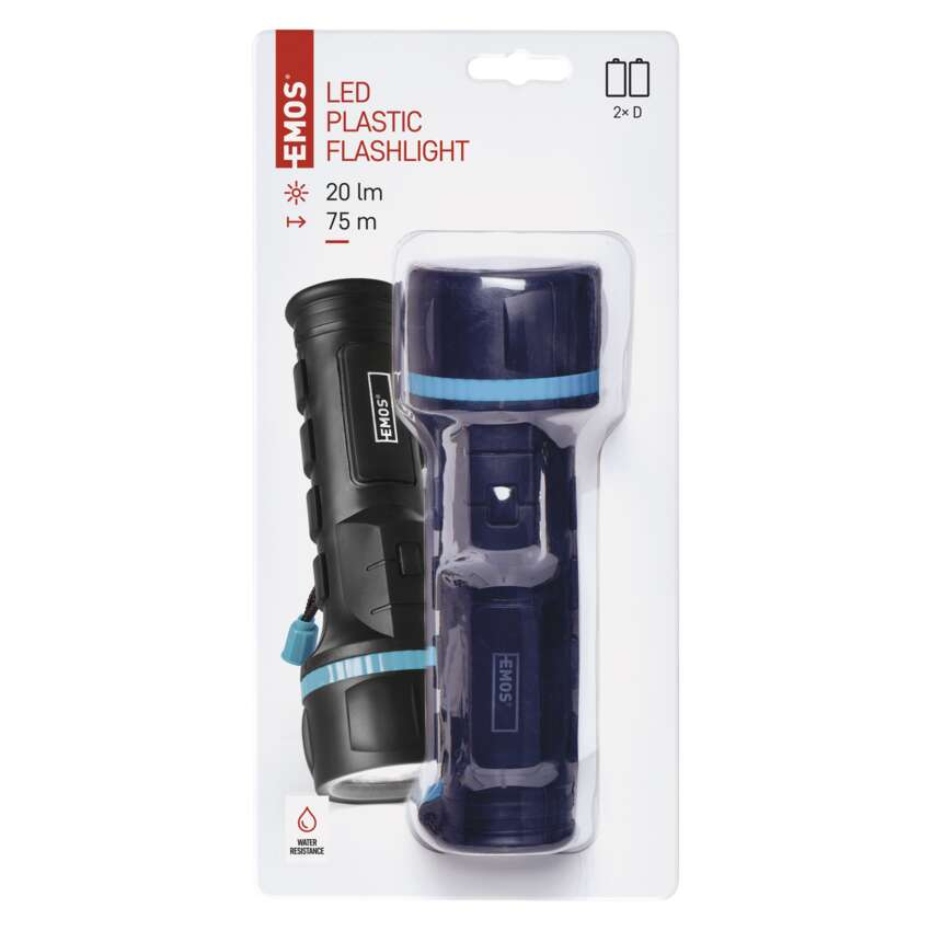 LANTERNA LED CAUCIUC 20LM BATERII 2xD [3]