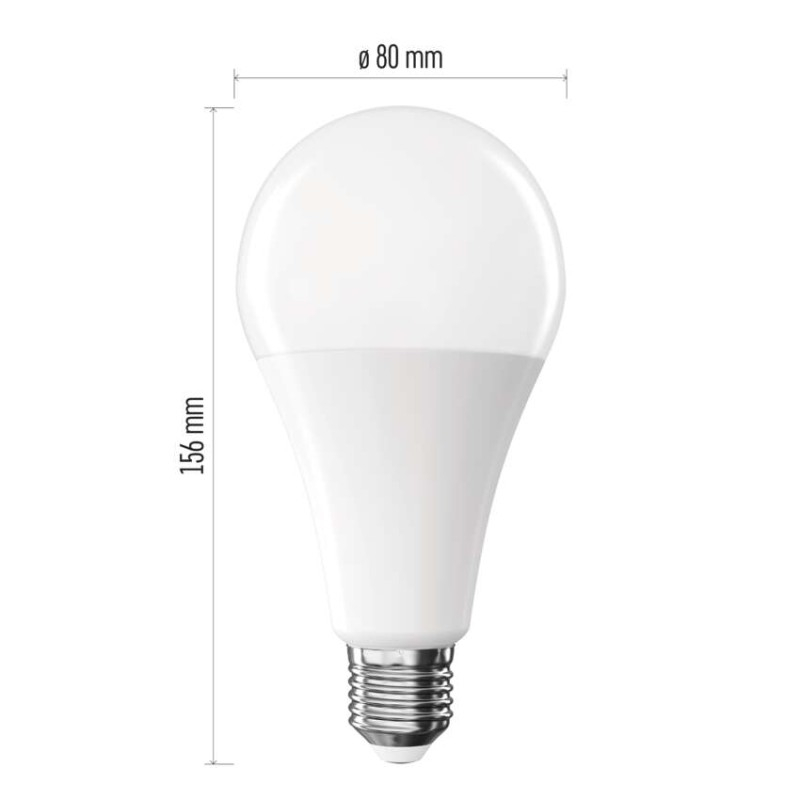 LED Bulb Classic A80 / E27 / 20 W (150 W) / 2452 lm / Warm white [2]