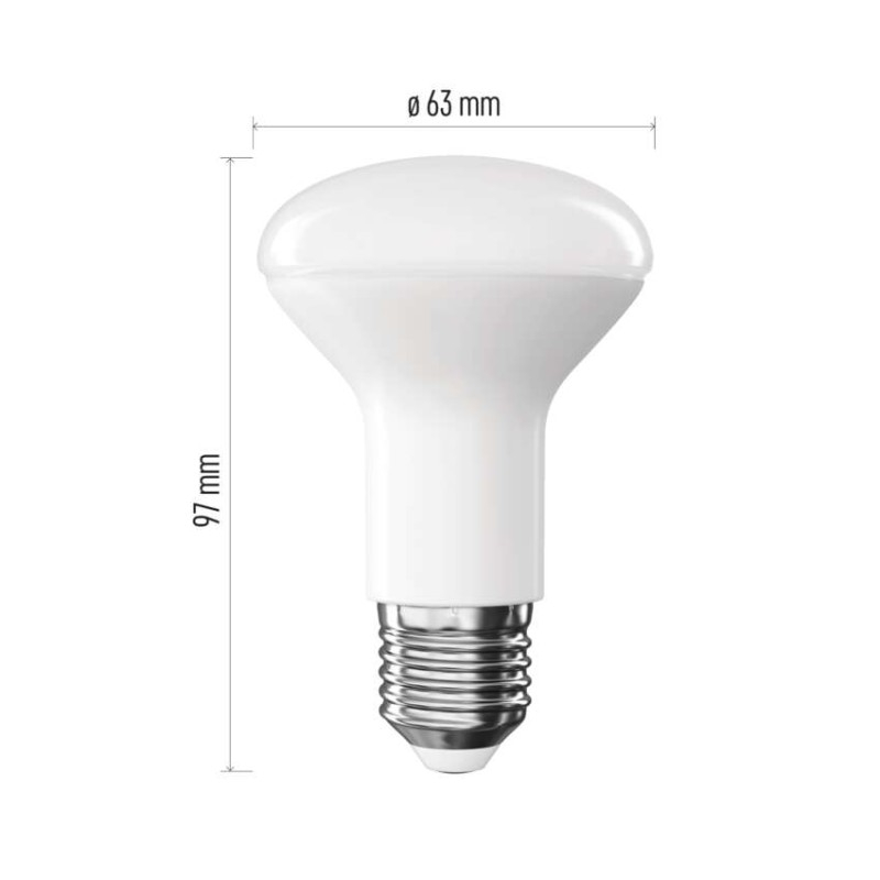 LED Bulb Classic R63 / E27 / 7 W (60 W) / 806 lm / Warm white [2]