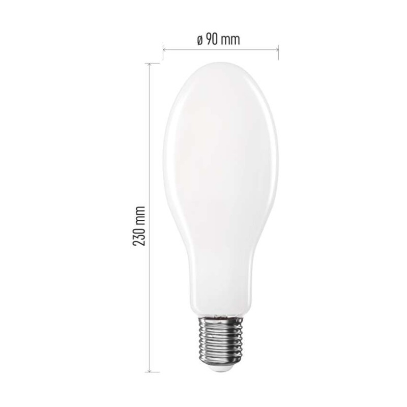 LED Bulb Filament ED90 / E40 / 36 W (327 W) / 6 000 lm / neutral white [2]