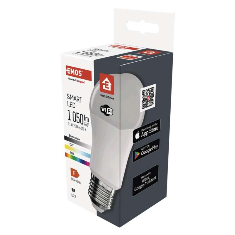 LED Bulb GoSmart A60 / E27 / 11 W (75 W) / 1 050 lm / RGB / dimmable / WiFi [2]