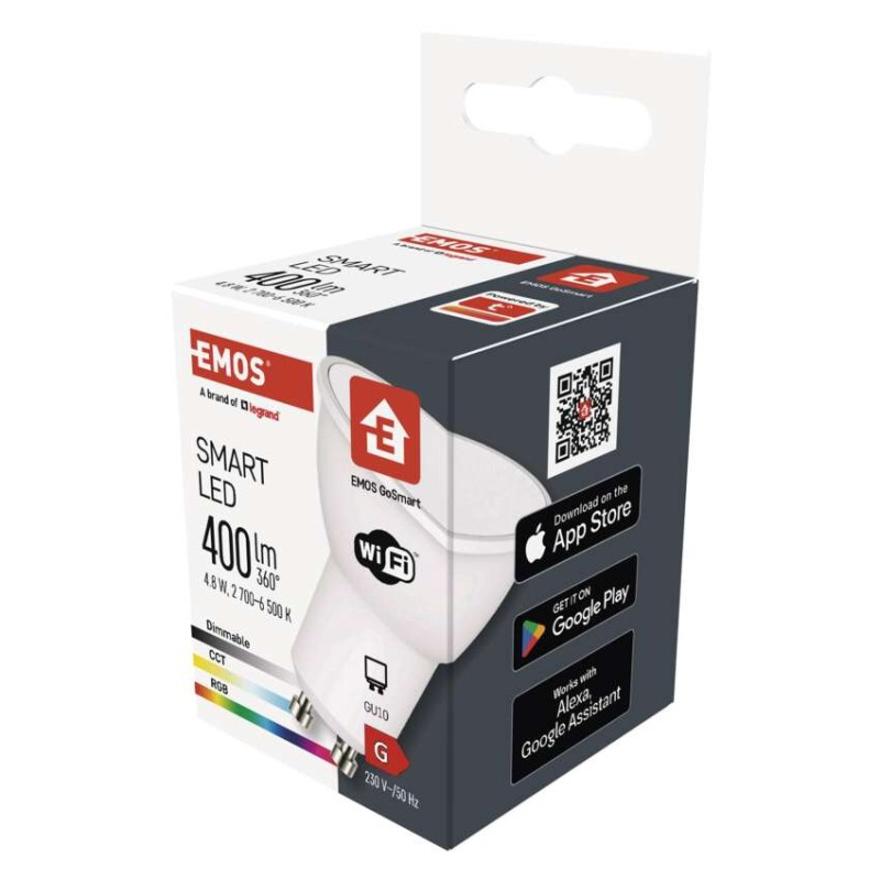 LED Bulb GoSmart MR16 / GU10 / 4.8 W (35 W) / 400 lm / RGB / dimmable / WiFi [2]