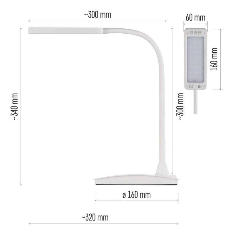 LED Desk Lamp EDDY white [3]