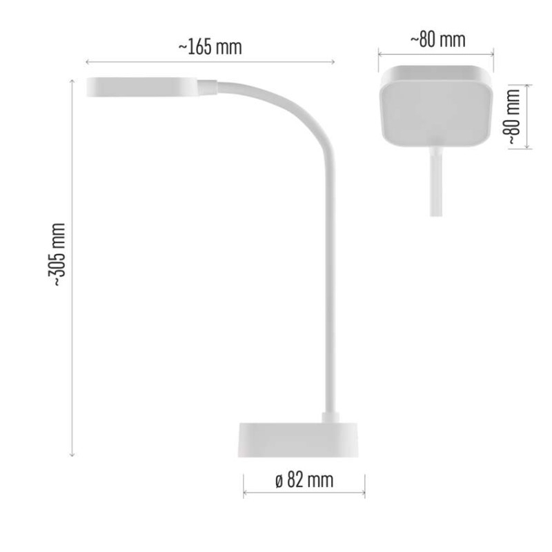 LED Desk Lamp EMILY, rechargeable [3]