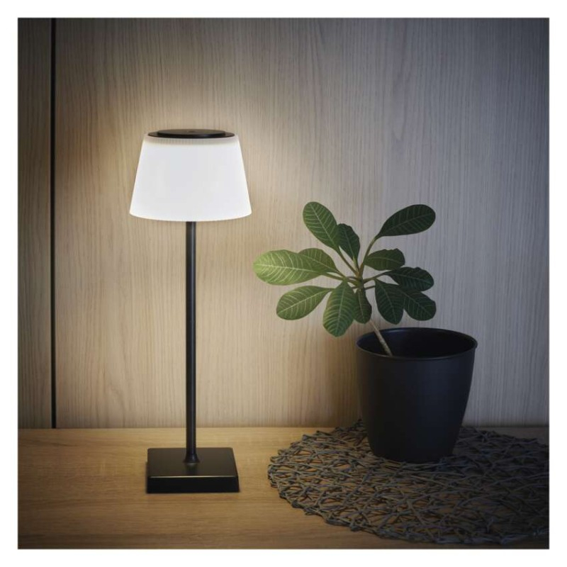 LED Desk Lamp KATIE, rechargeable, black [1]