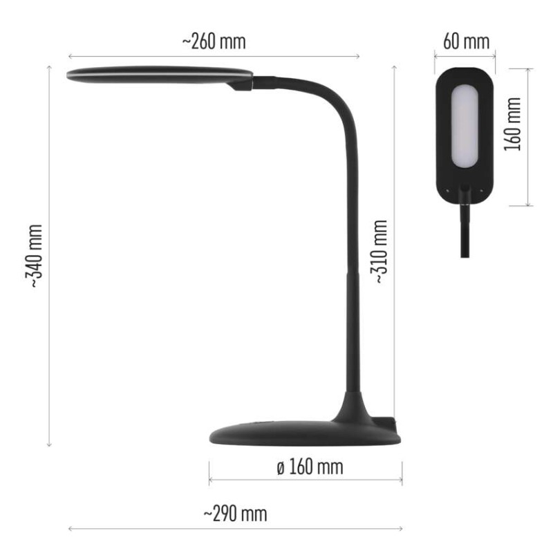LED Desk Lamp STELLA black [3]