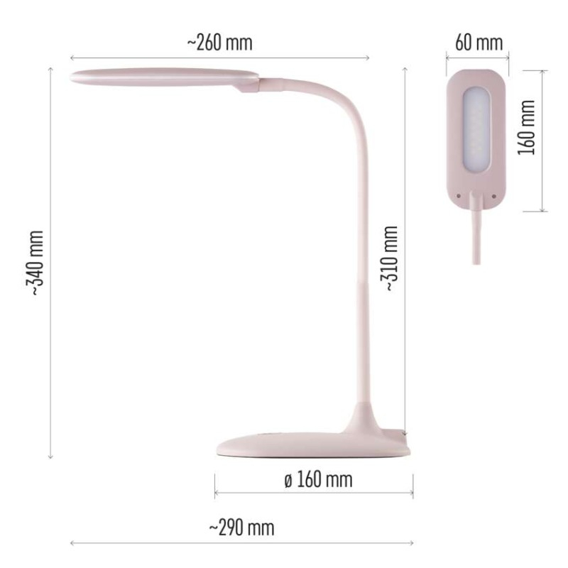LED Desk Lamp STELLA pink [3]