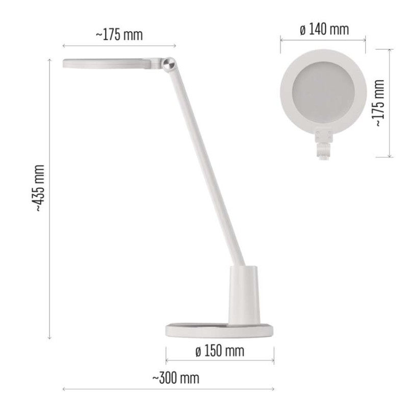 LED Desk Lamp WESLEY white [3]