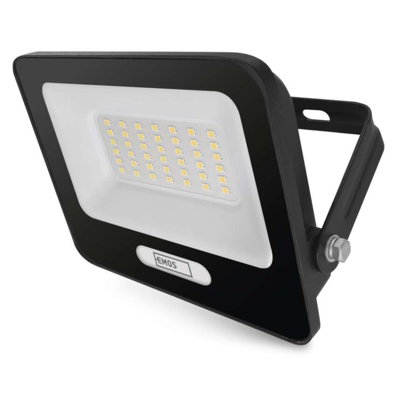 LED floodlight GLARO 30W, black, IP65, 3000 lm, neutral white [1]
