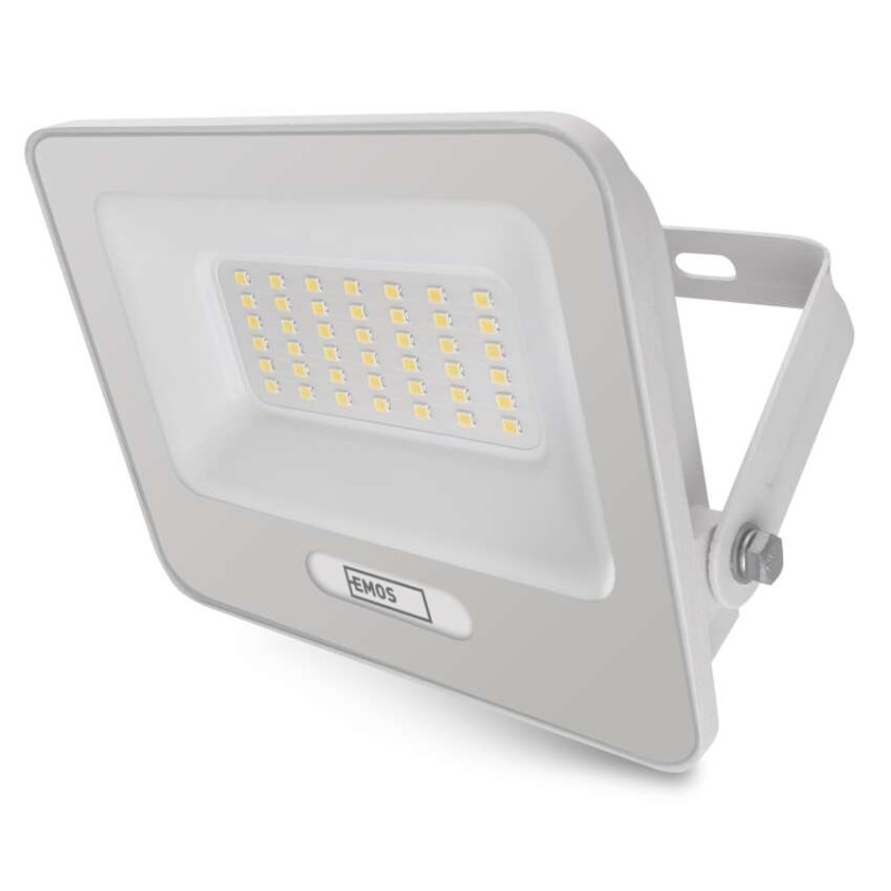 LED floodlight GLARO 30W, white, IP65, 3000 lm, neutral white [1]