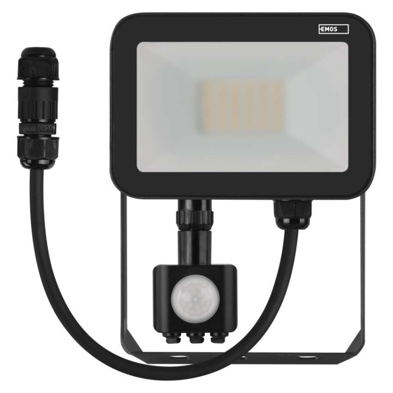 LED Floodlight INOVO with motion sensor, 20W, anthracite, neutral white [3]