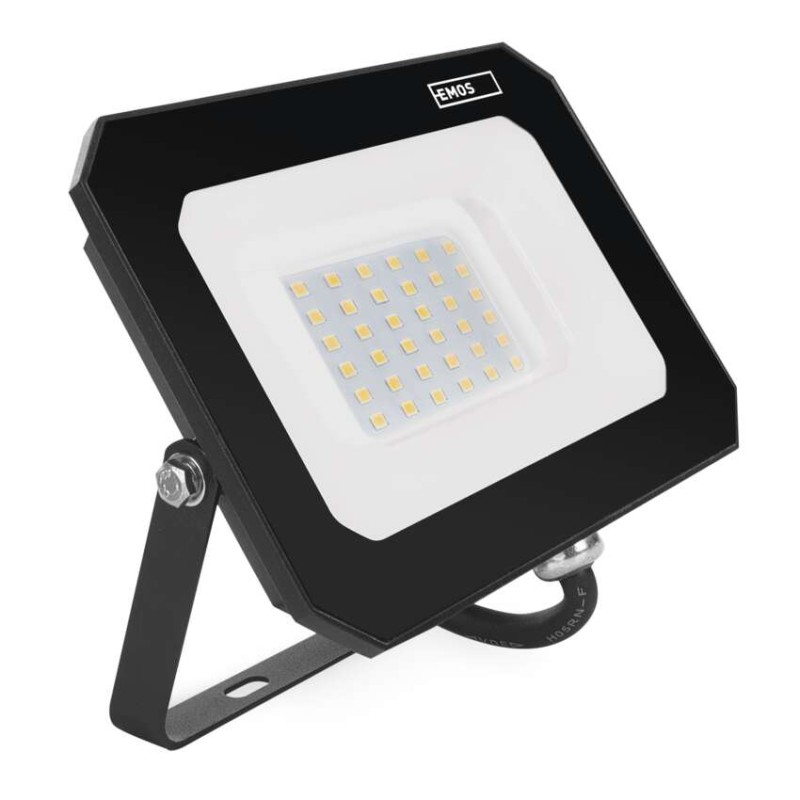 LED floodlight SIMPO 30 W, black, neutral white [1]