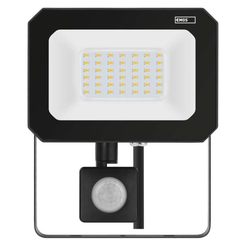 LED floodlight SIMPO with motion sensor, 30 W, black, neutral white [3]