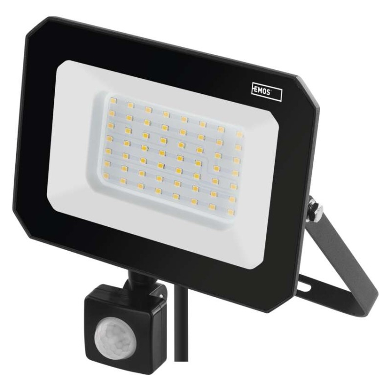 LED floodlight SIMPO with motion sensor, 50 W, black, neutral white [3]