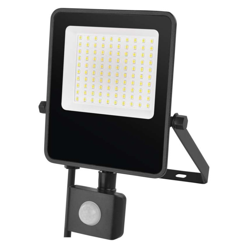 LED Floodlight VISIO with motion sensor, 50 W, black, neutral white [3]