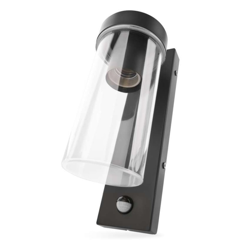 LED garden wall light with dusk sensor ZALA, 12,8 × 8 × 27 cm, 1 × E27, 15 W [1]