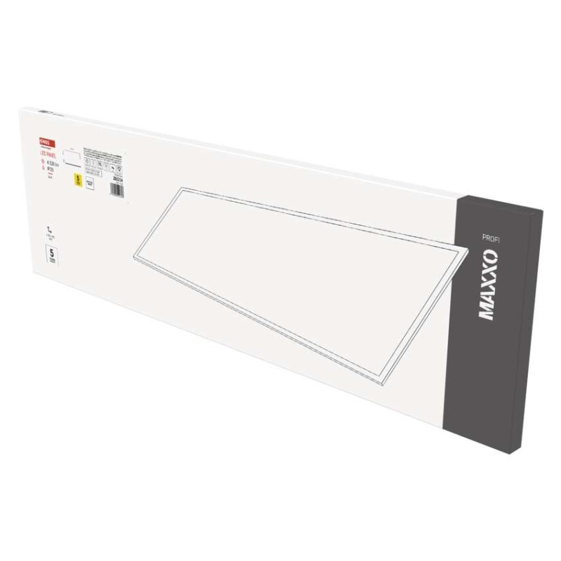 LED panel MAXXO 30×120, recessed, white, 36W neutral white [1]