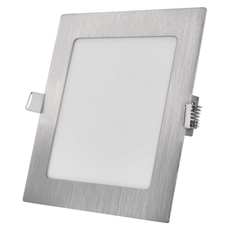 LED recessed luminaire NEXXO, square, silver, 12.5W, with change CCT [2]