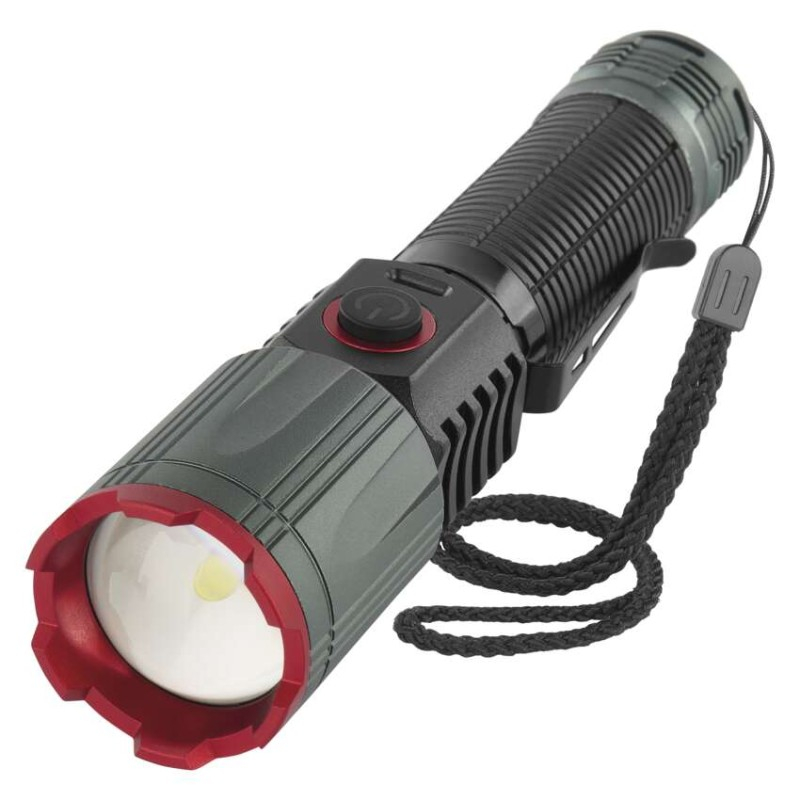 LED rechar. metal flashlight 1200 lm, 2200 mAh [2]