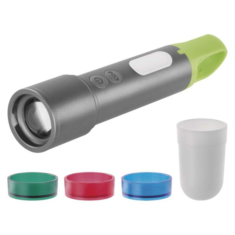 LED Rechargeable Metal Flashlight, 600 lm, 1 200 mAh [2]