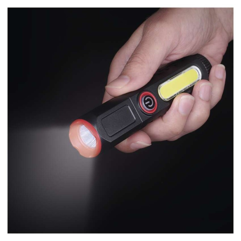 LED rechargeable plastic flashlight P4720, 120 lm, 10 PCS, display box [2]