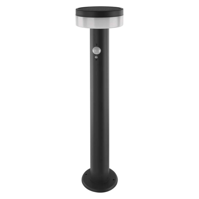 LED solar garden pillar light with dusk sensor, TERION, 12.5 × 12.5 × 50 cm [1]
