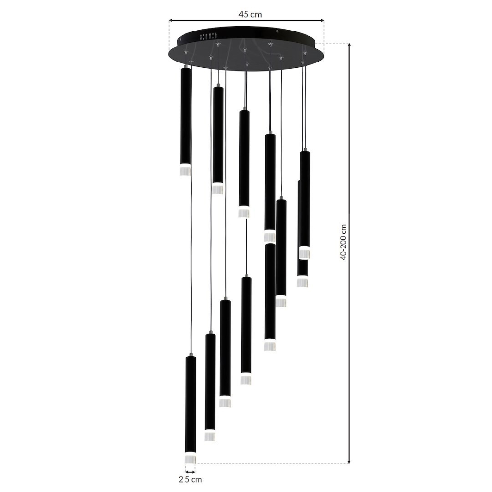 LUSTRA CARBON NEGRU [6]