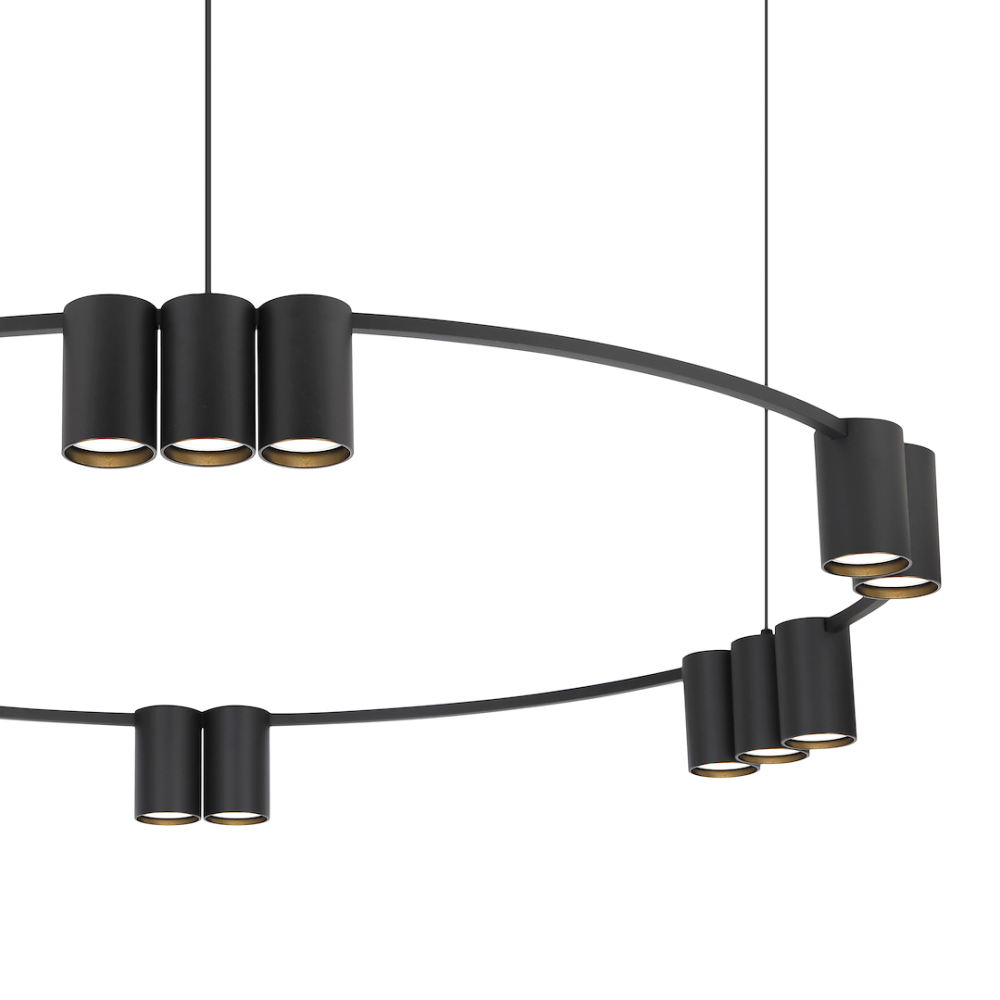 LUSTRA GANESIS ROTUND NEGRU MARE [2]