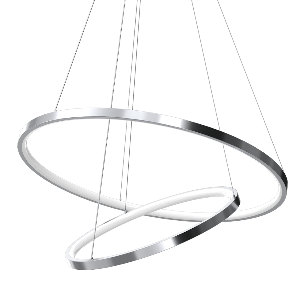 LUSTRA HOOP CHROME 51W LED [2]