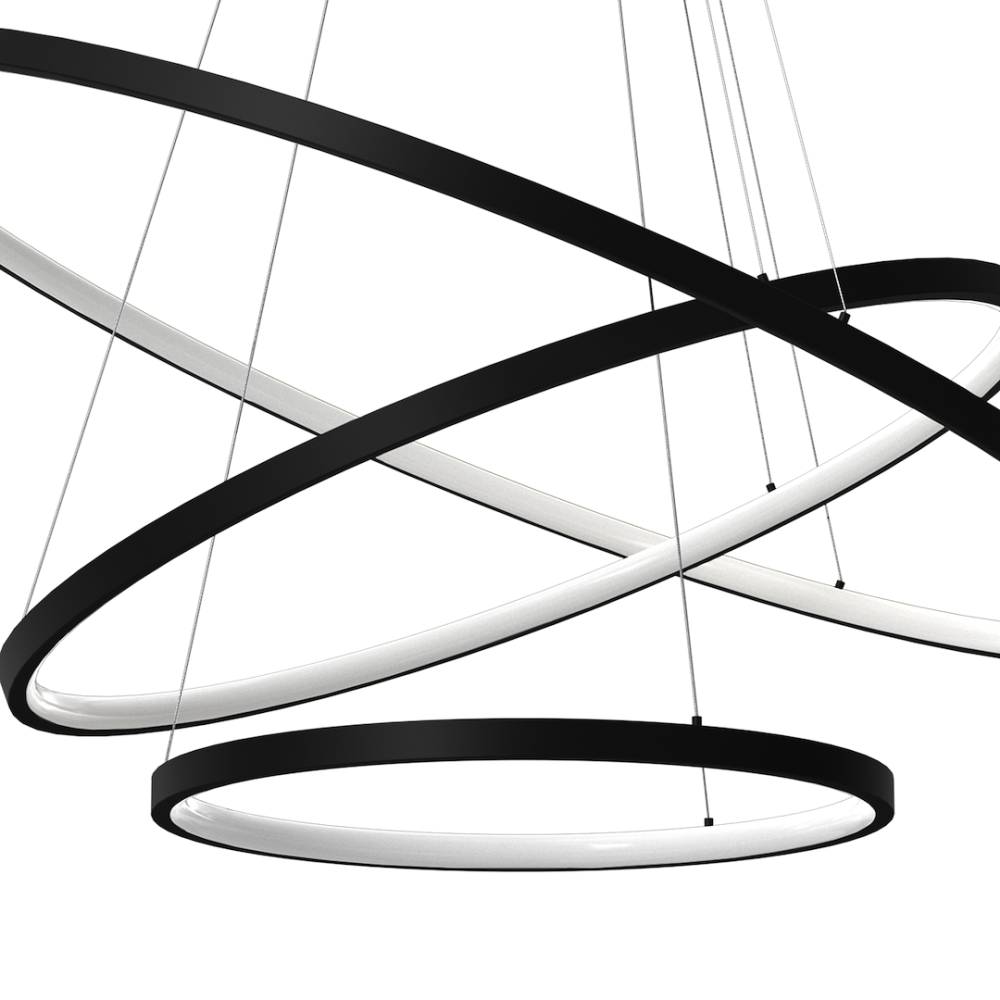 LUSTRA HOOP NEGRU 93W LED [2]