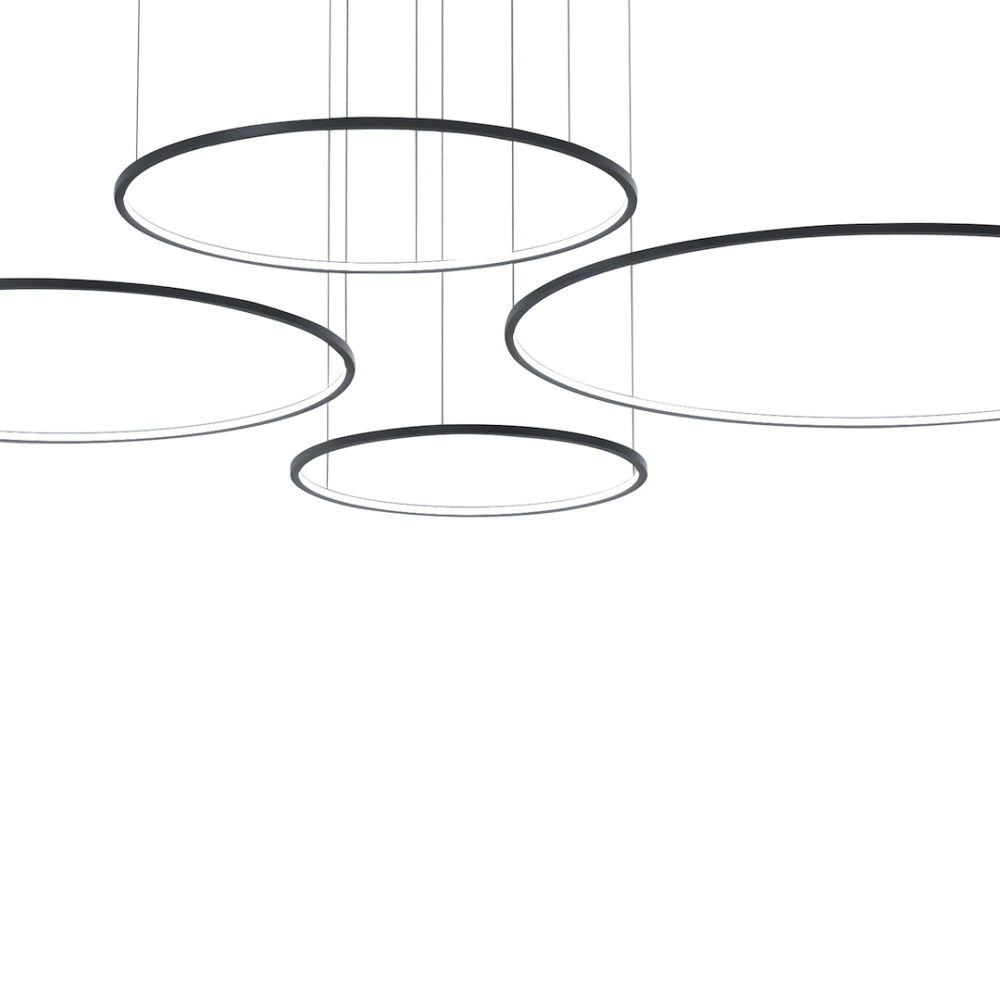 LUSTRA SATURNO NEGRU 120W LED [2]