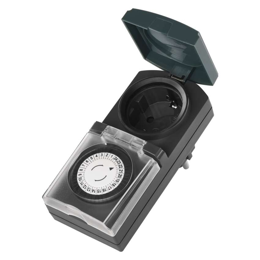 PRIZA CU TEMPORIZATOR MECANIC, SCHUKO [9]