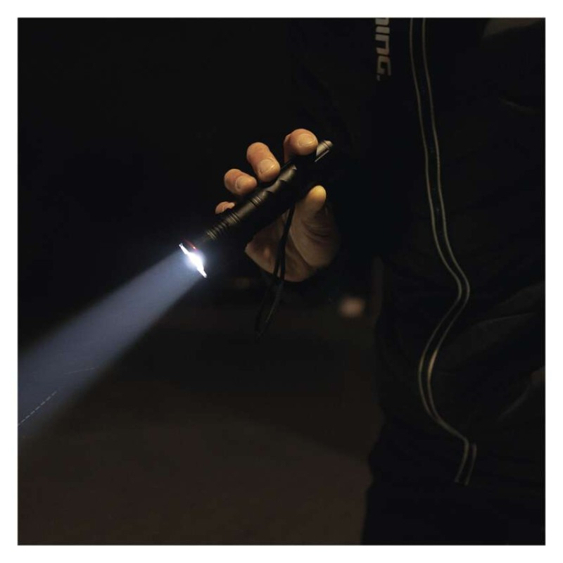 Metal LED Flashlight, 120 lm, 2× AAA, FOCUS [2]