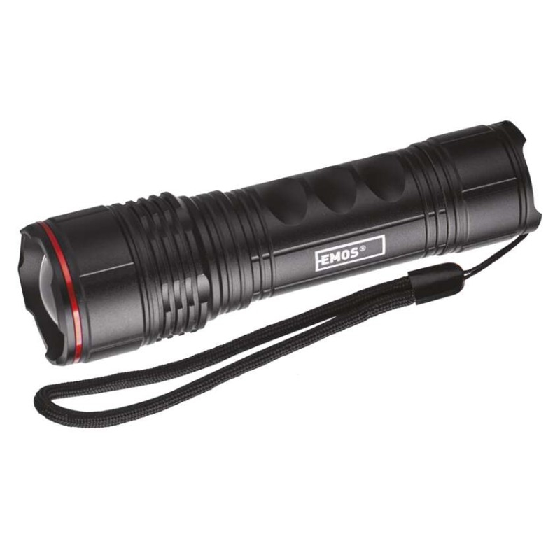 Metal LED Flashlight, 330 lm, 3× AAA, FOCUS [1]