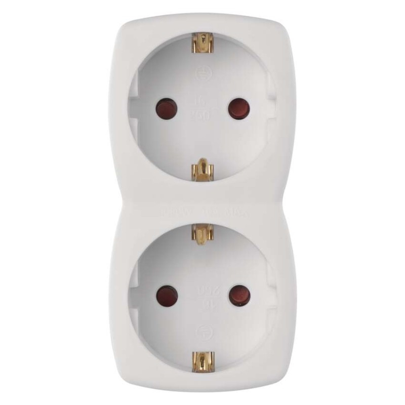 Multiple Socket SCHUKO 2× round [2]