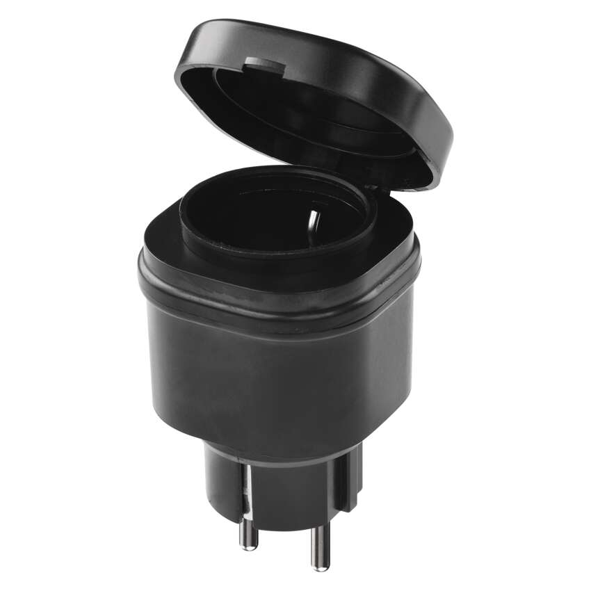 PRIZA CU TELECOMANDA SCHUCKO, IP44, NEGRU [13]