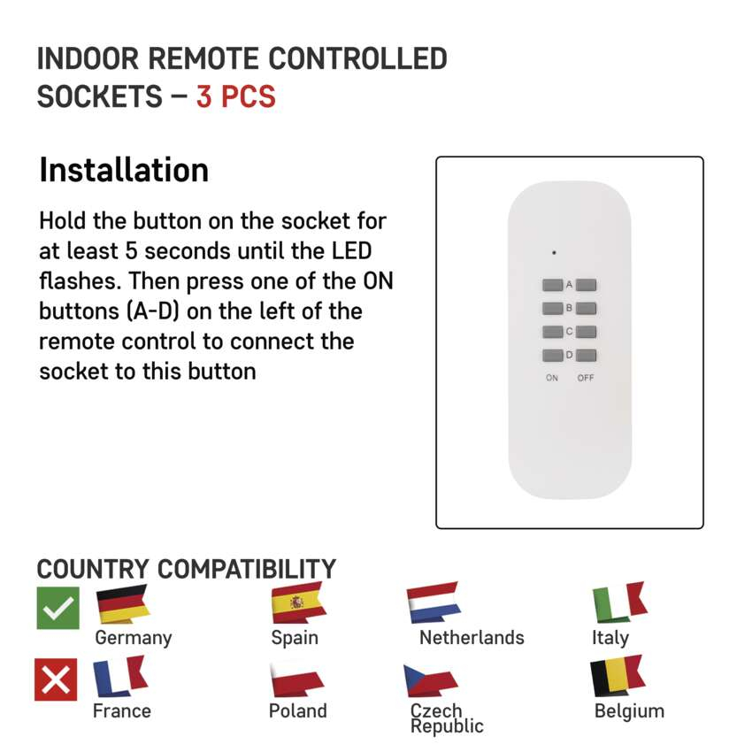 PRIZA CU TELECOMANDA SCHUCKO, ALB [4]