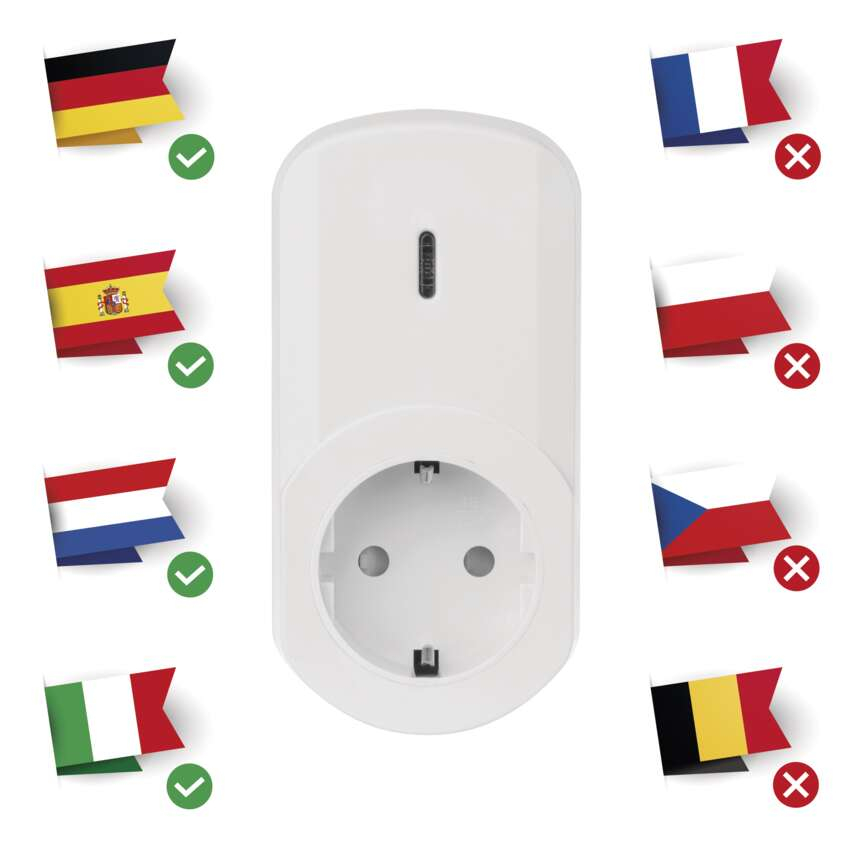 PRIZA CU TELECOMANDA SCHUCKO, ALB [6]