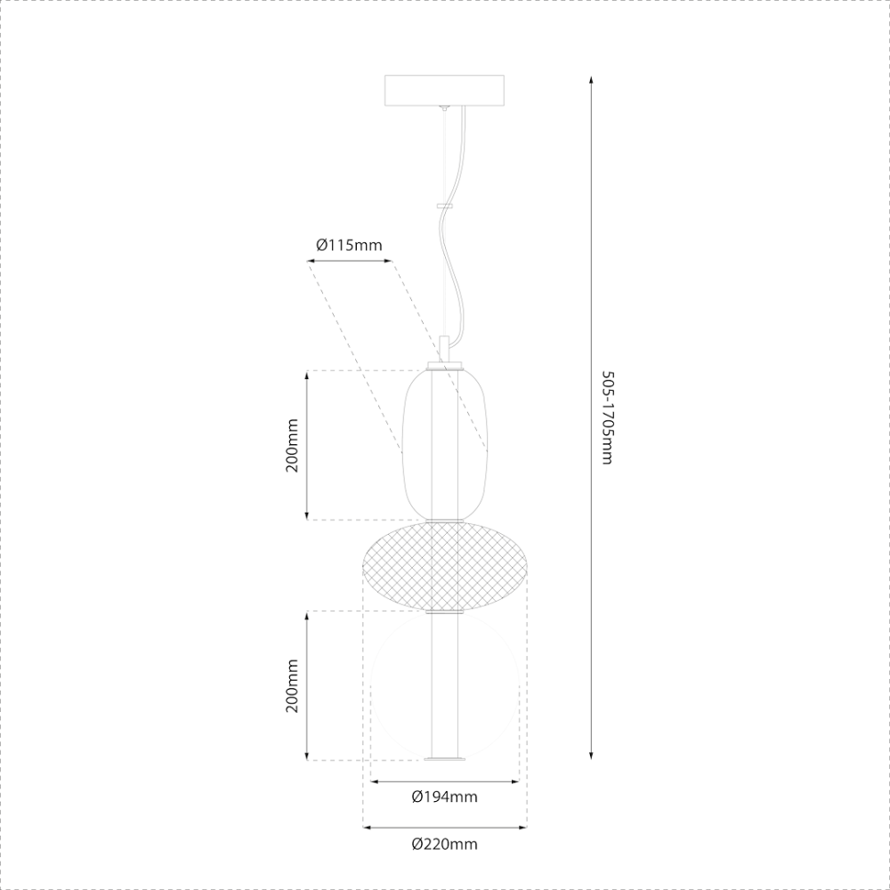 PENDUL ARAME 23W LED [5]