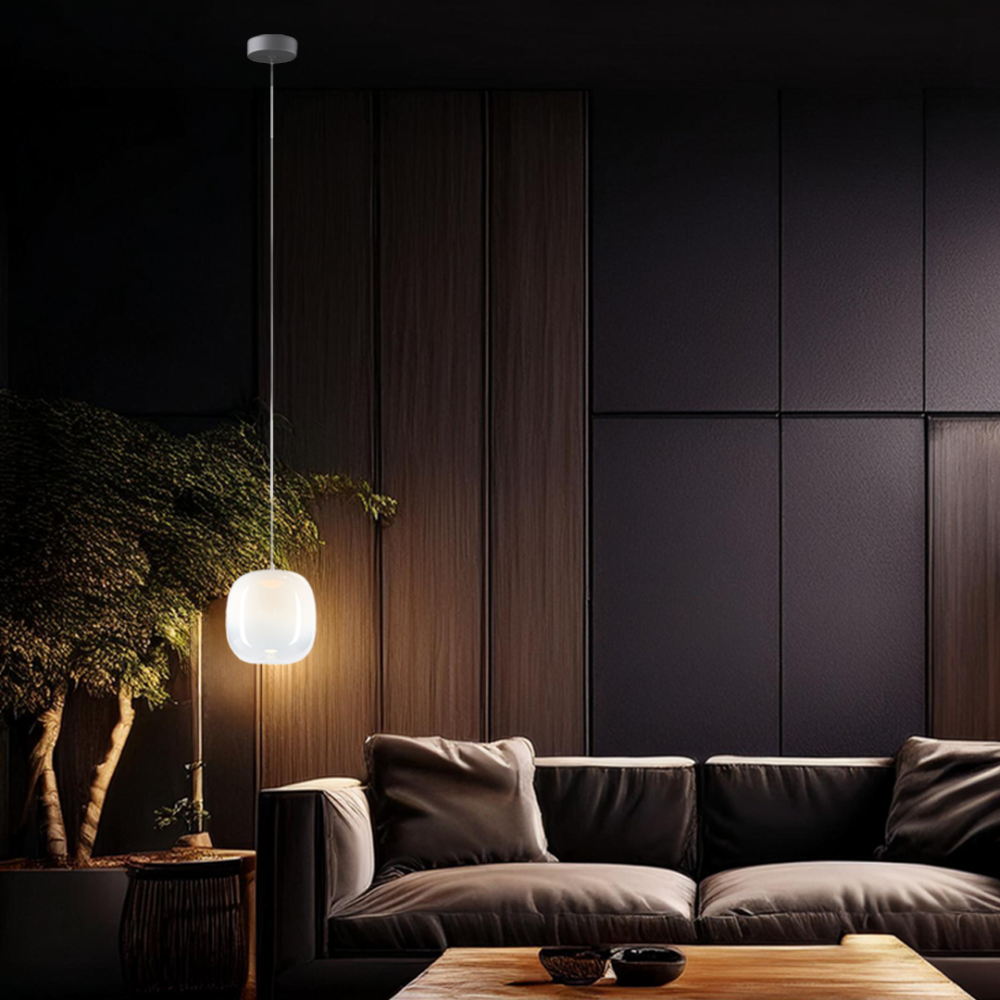 PENDUL VASO 2 ALB 4W LED [3]