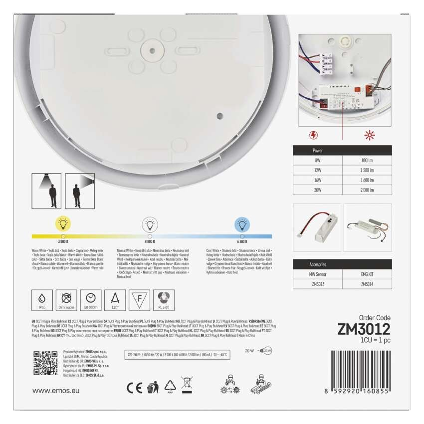 PLAFONIERA LED EMOS FLERI IP65 [13]