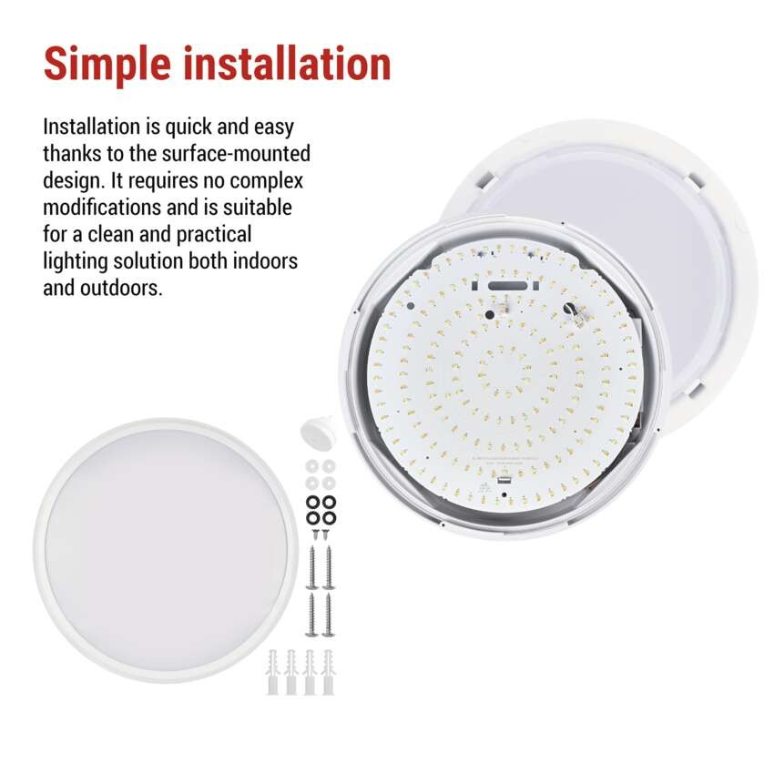 PLAFONIERA LED EMOS FLERI IP65 [6]