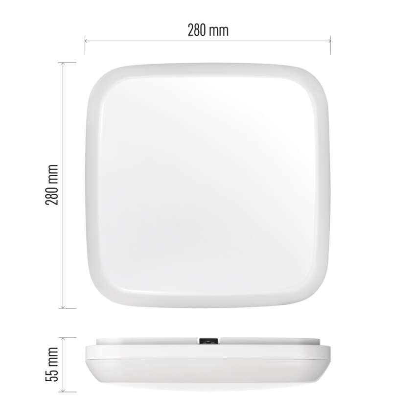 PLAFONIERA PATRATA DORI LED 24.5W IP54 [4]