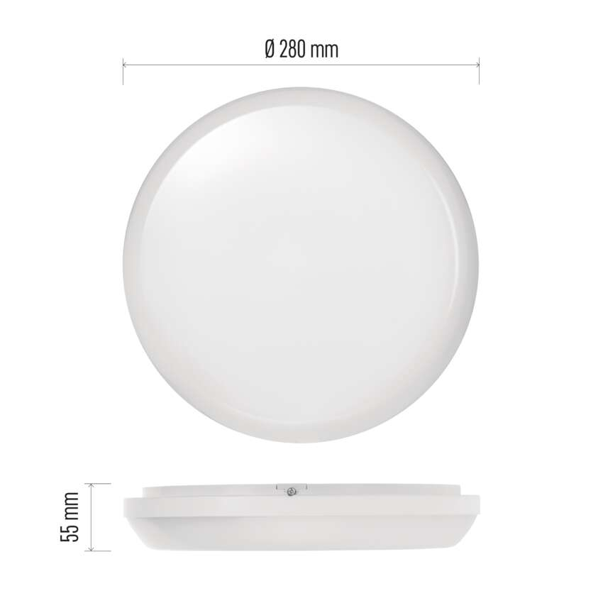 PLAFONIERA ROTUNDA DORI LED 18W IP54 [4]