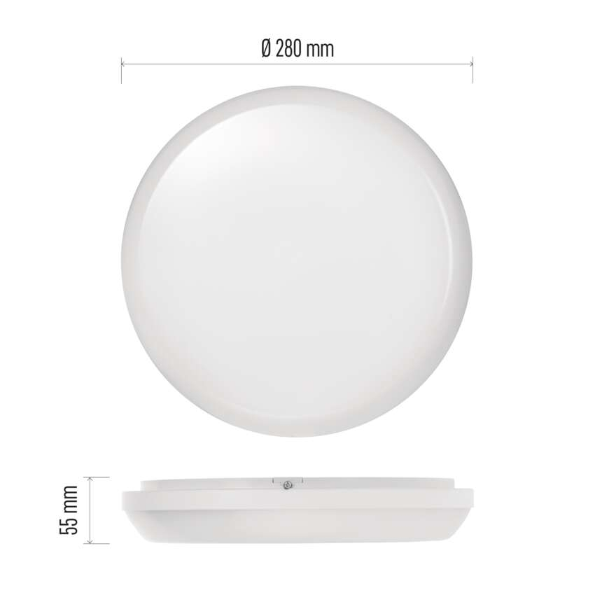 PLAFONIERA ROTUNDA DORI LED 24.5W IP54 [4]